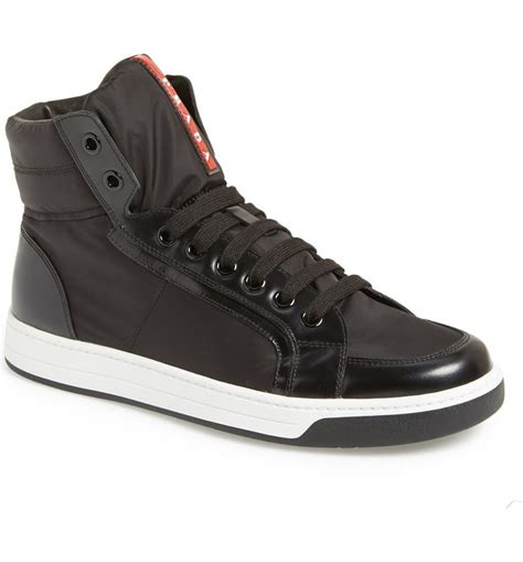 prada rubber high tops|prada high top sneakers sale.